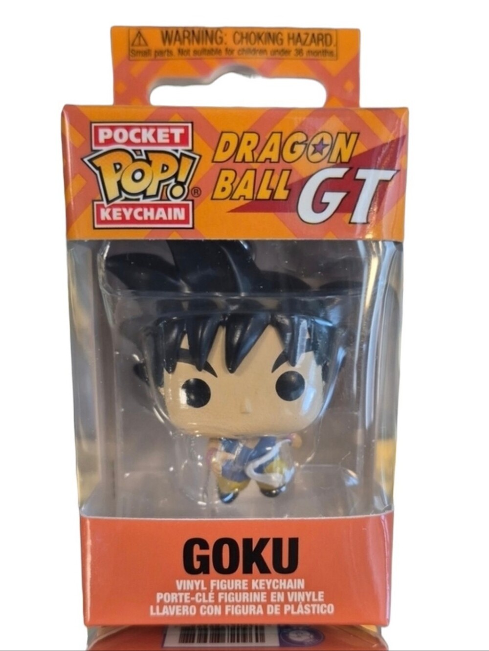 Funko × DragonBall GT Goku Pocket Pop  Keychain, Onesize, Black & Blue